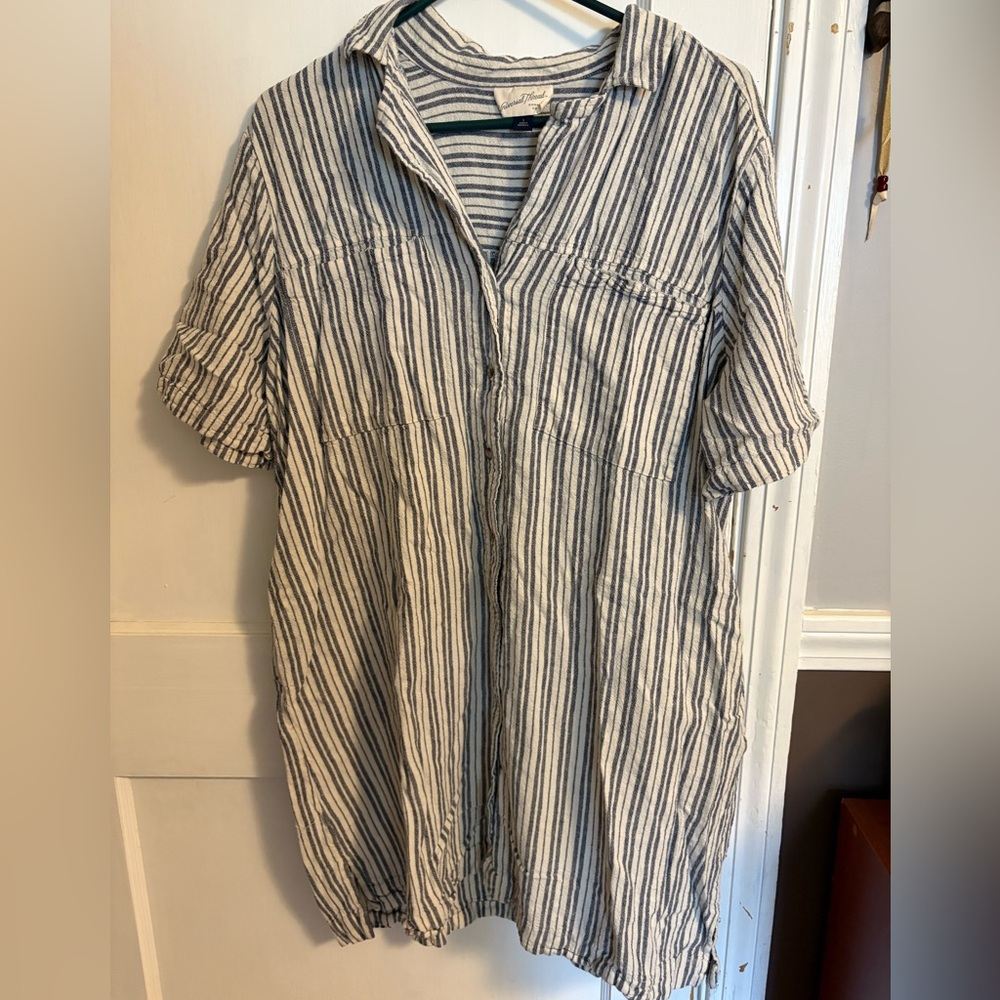 Linen Shirt Dress